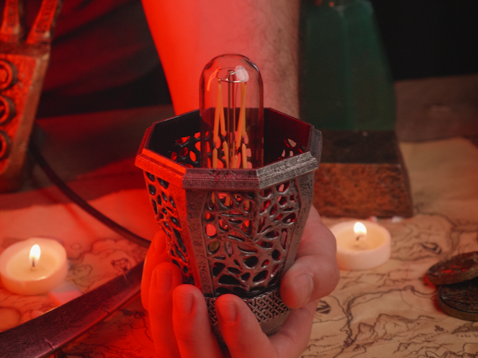 Skyrim Welkynd Stone Replica Lamp